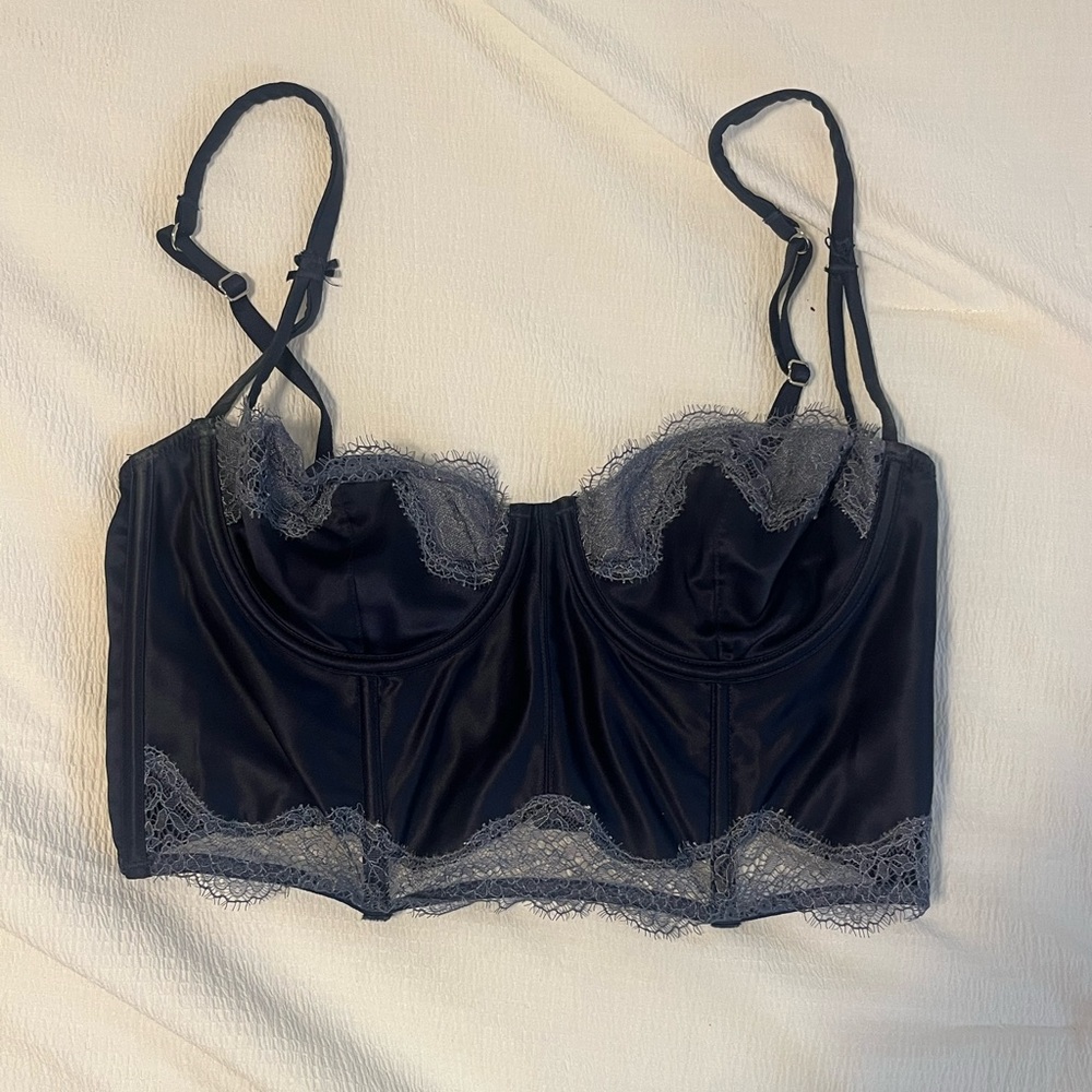 Victoria’s Secret M blue corset/bustier top